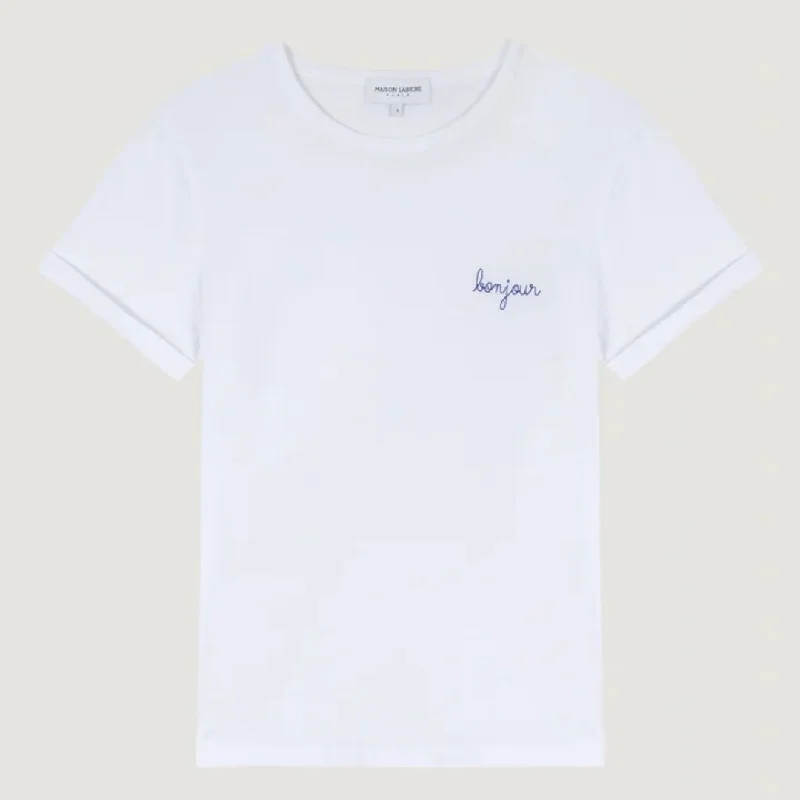 "Bonjour" Popincourt T-Shirt (White)