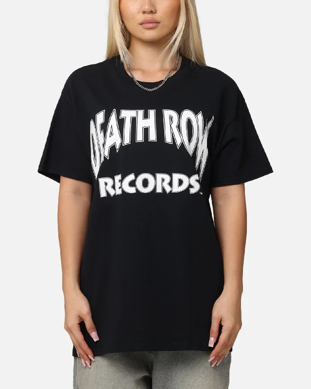 Deathrow Records Basic Logo T-Shirt Black