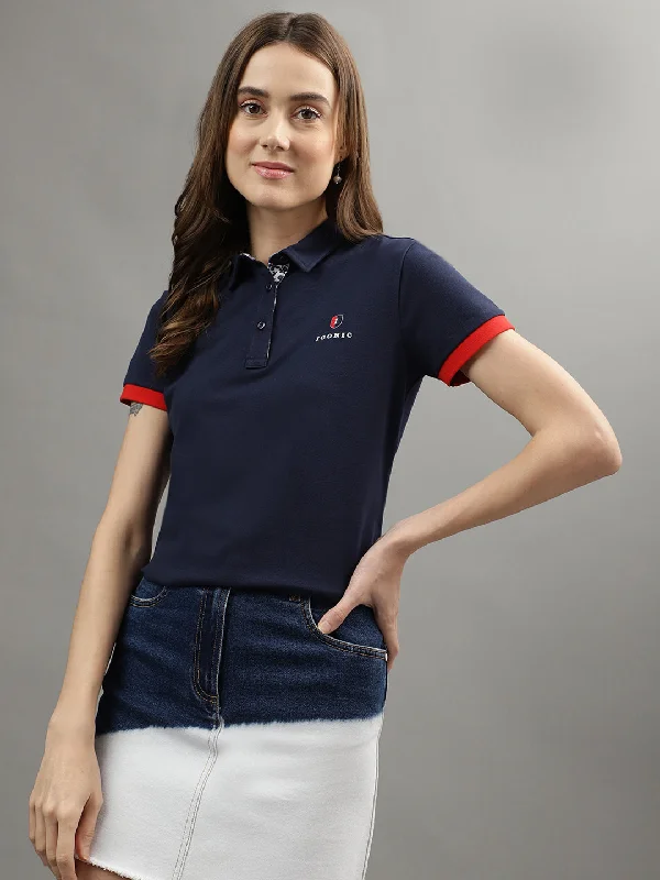 Iconic Navy Regular Fit Polo T-Shirt