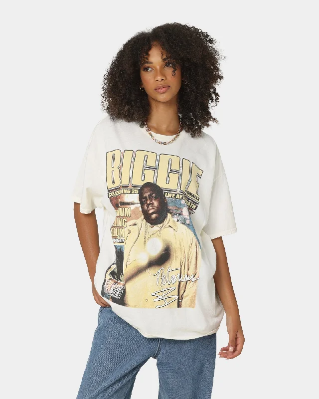 Notorious B.I. Biggie Magazine Cover T-Shirt Off White