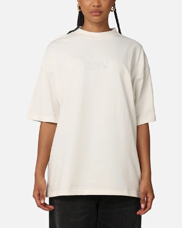 The Anti Order Anti XY Mock Neck T-Shirt Off White