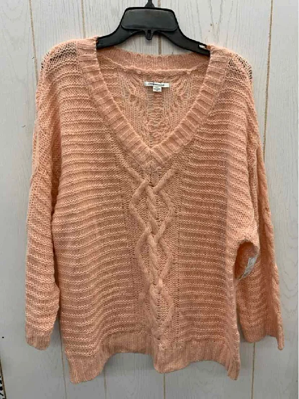 American Eagle Peach Womens Size Small Sweater