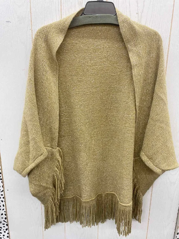 Gold Womens Size OS Sweater