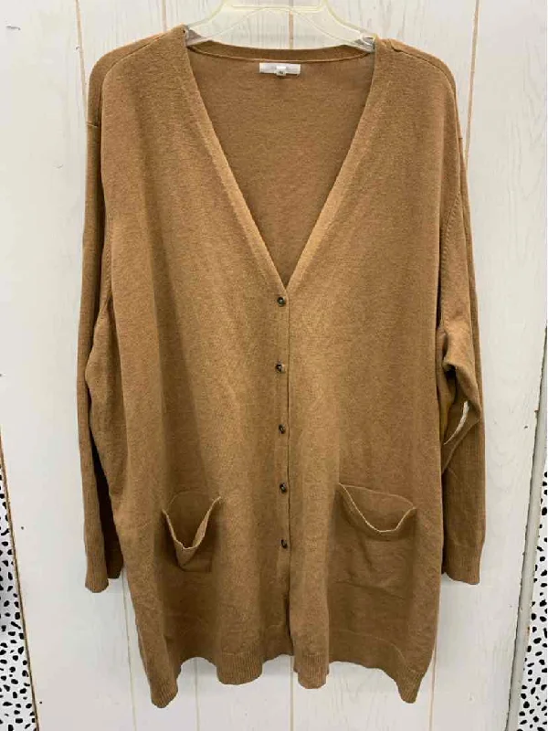 Maurices Brown Womens Size 4X Sweater