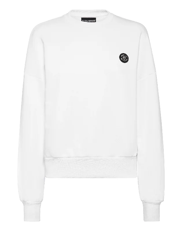 Cropped Sweatshirt LS Glitter