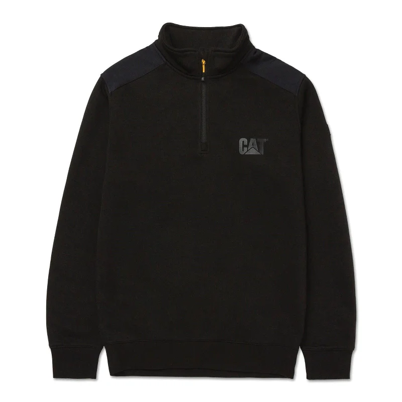 Caterpillar Essential 1/4 Zip Sweatshirt  Black