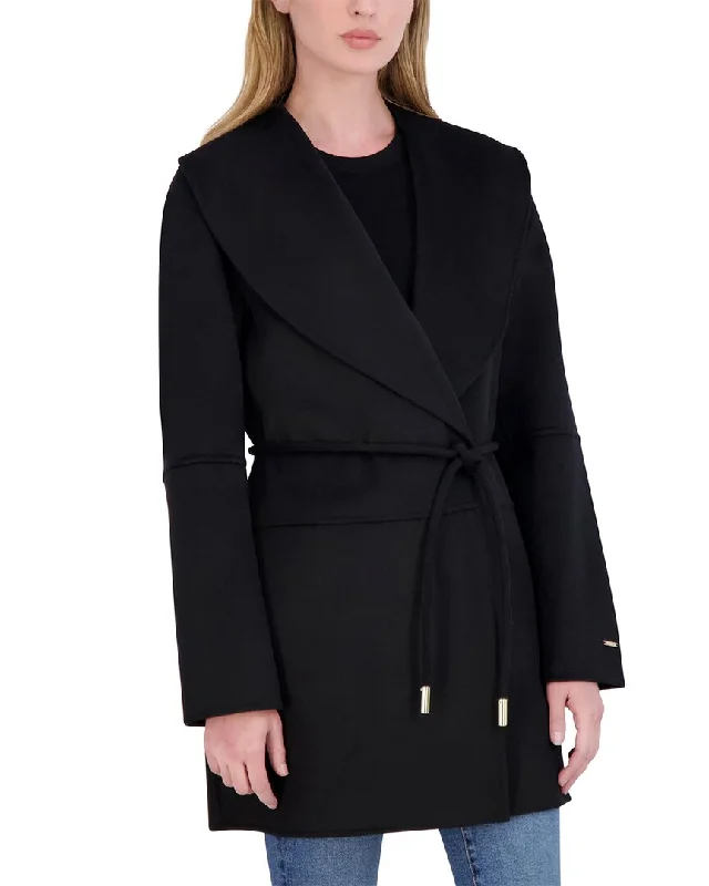 Tahari Rachael Wool-Blend Coat