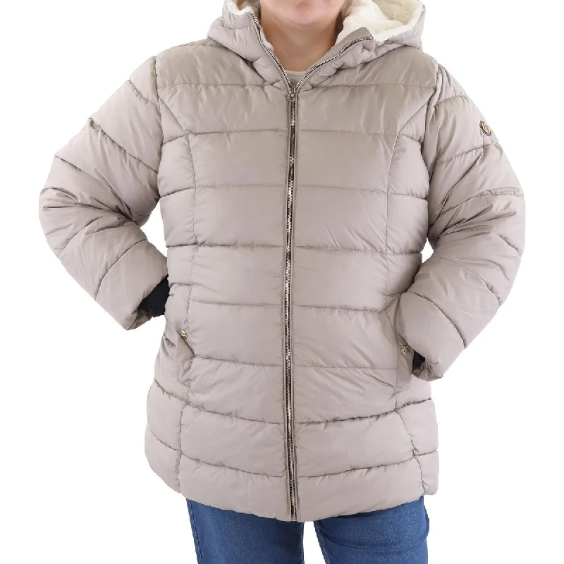 Plus Womens Insulated Faux Fur Lined Glacier Shield Coat