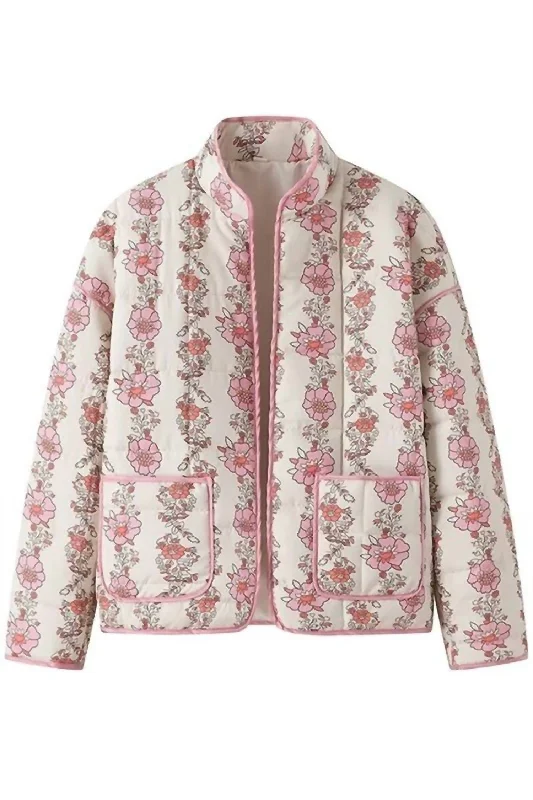 Women's Summer Jacket In Pink