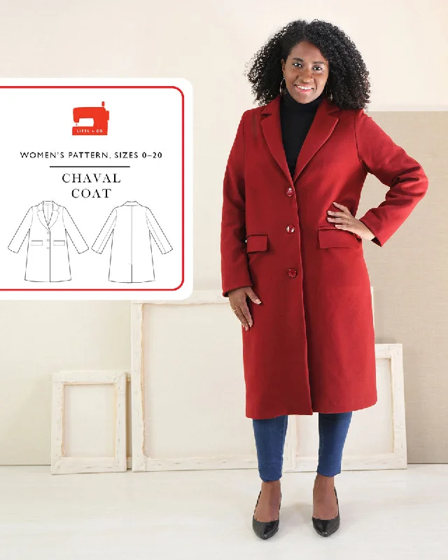 PDF Pattern - Chaval Coat | Liesl + Co