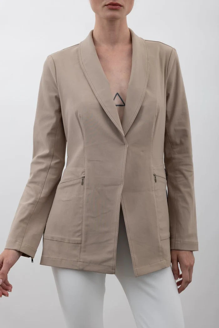 Valbella Tech Stretch Blazer - Desert