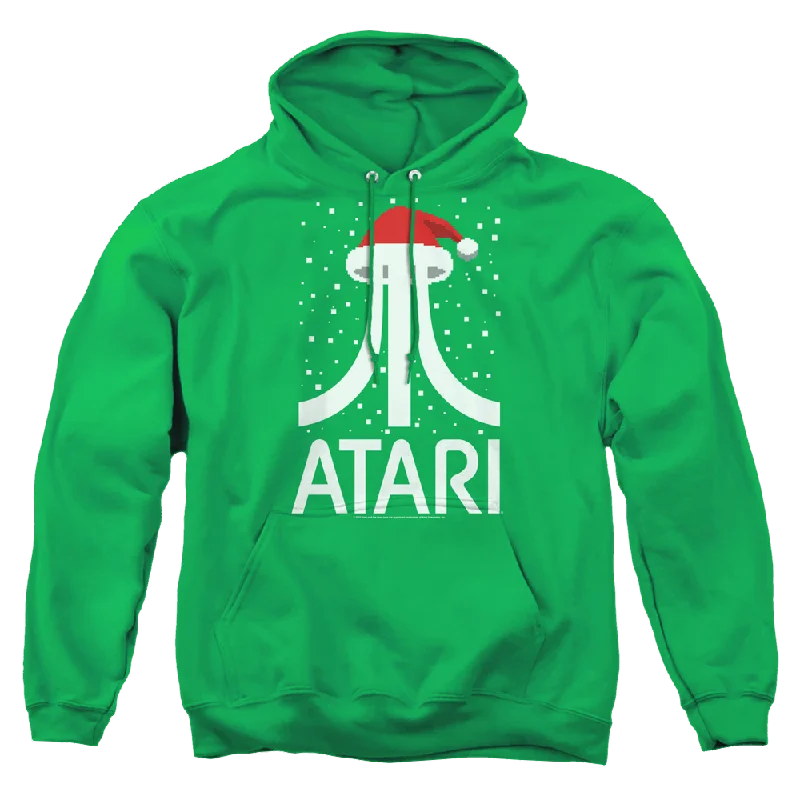 Atari Pixel Santa Hat - Pullover Hoodie