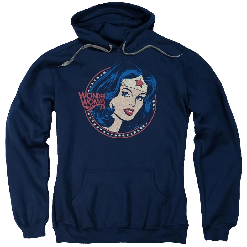 DC Comics Ww75 Starburst Portrait - Pullover Hoodie