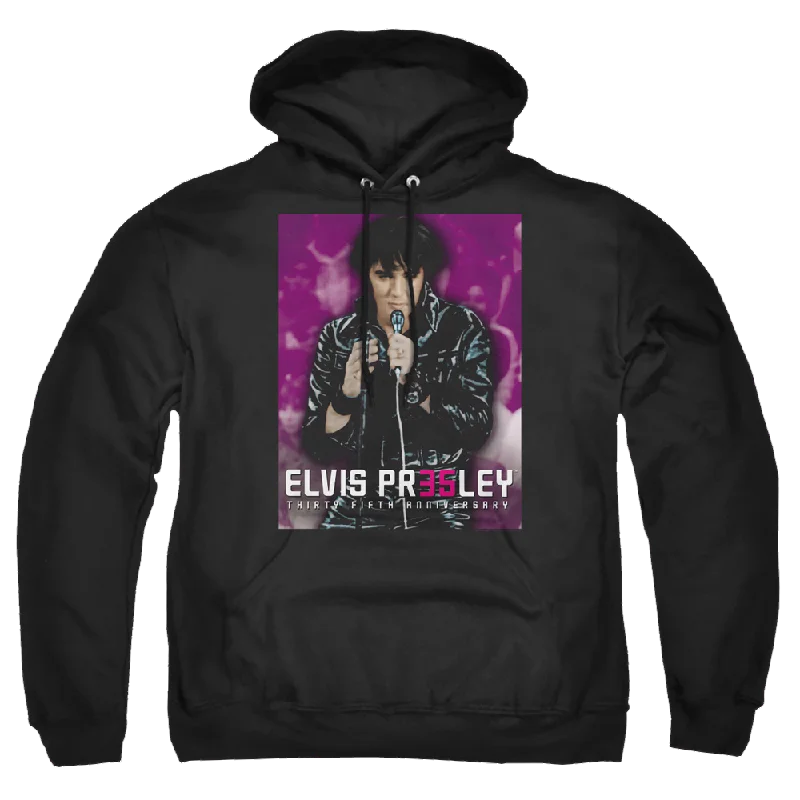 Elvis Presley 35 Leather - Pullover Hoodie