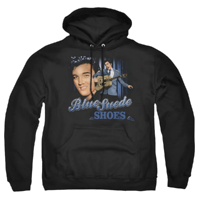 Elvis Presley Blue Suede Shoes - Pullover Hoodie