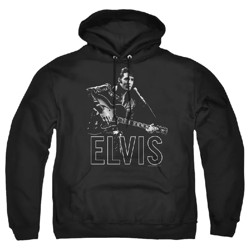 Elvis Presley Guitar In Hand - Pullover Hoodie