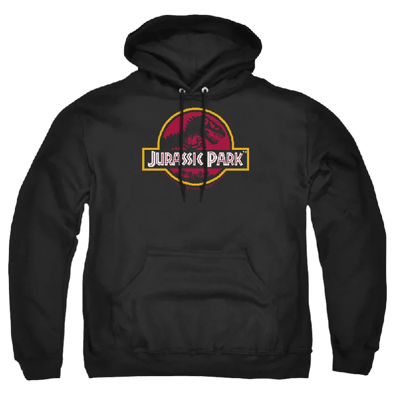 Jurassic Park 8-bit Logo Pullover Hoodie