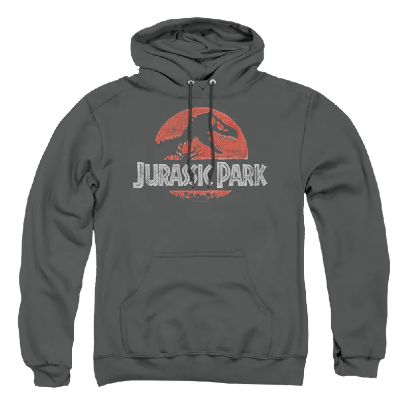 Jurassic Park Faded Logo Pullover Hoodie