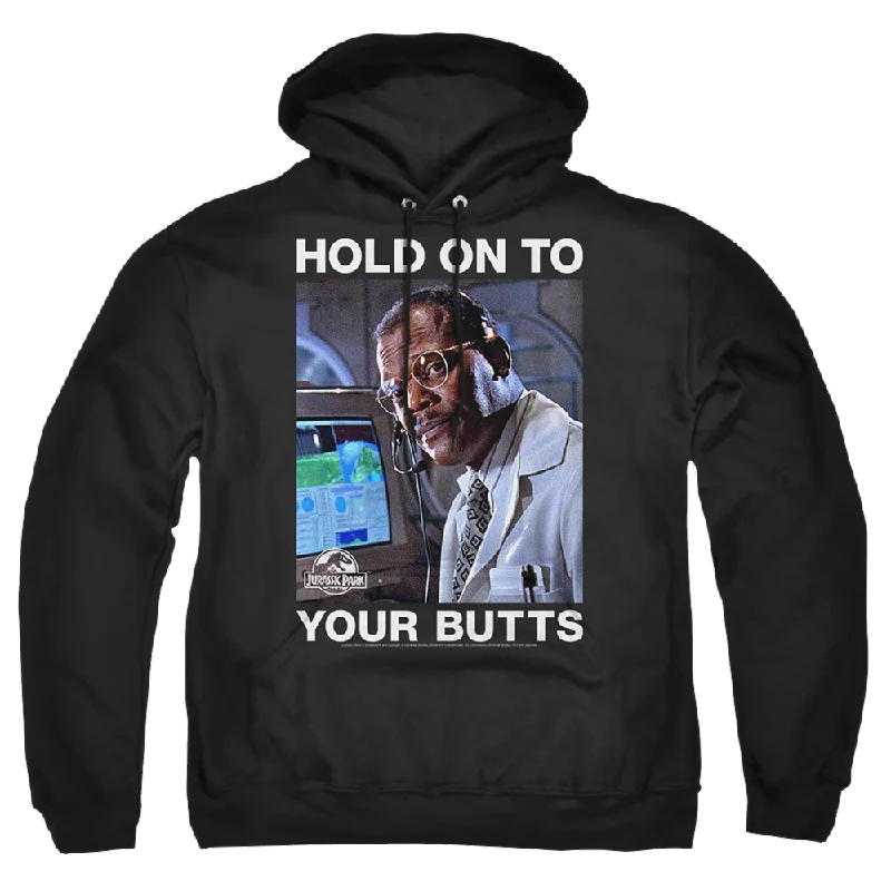 Jurassic Park Hold Onto Pullover Hoodie