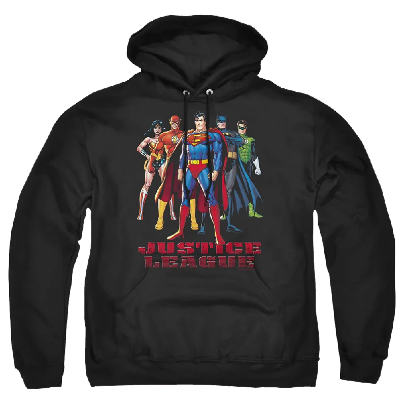 Justice League In League Pullover Hoodie