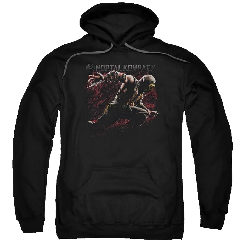 Mortal Kombat Scorpion Lunge Pullover Hoodie