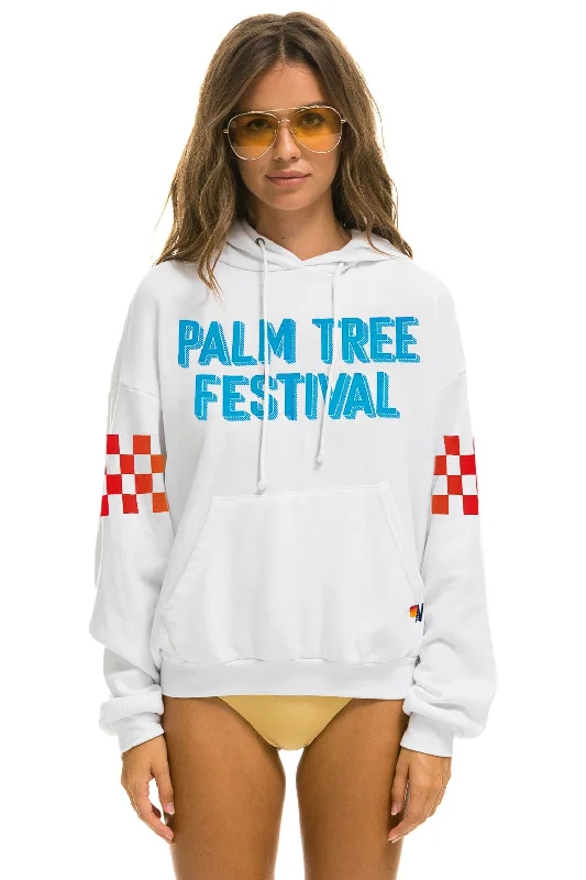 PALM TREE FESTIVAL ASPEN 2023 PULLOVER HOODIE RELAXED - WHITE