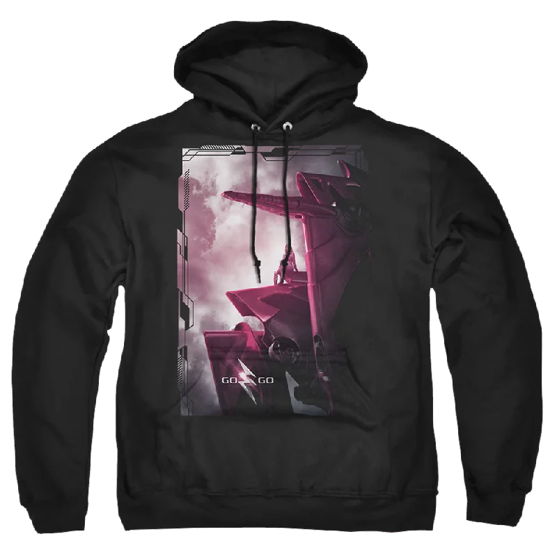 Power Rangers Pink Zord Poster Pullover Hoodie