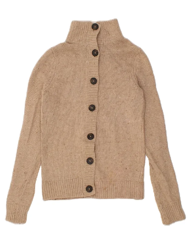 BODEN Womens Cardigan Sweater UK 12 Medium  Beige Flecked Wool