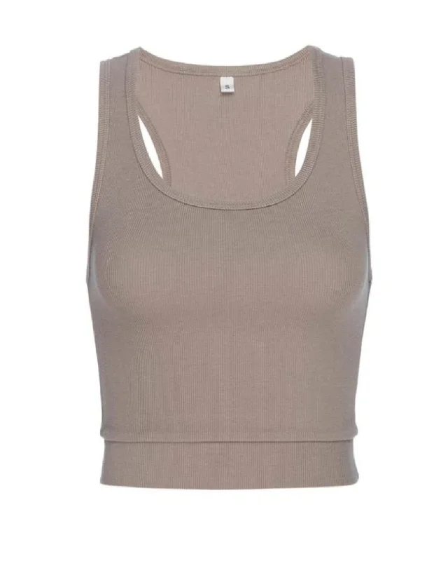 The After Bra Tank Top In Grain Brown - Bra:30