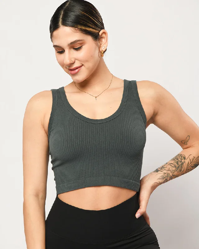 *Day Break* (Seamless Crop Tank Top)